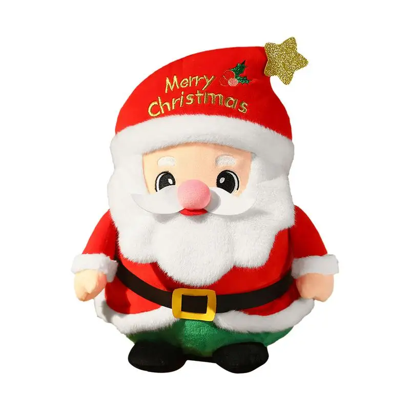 

Christmas Santa Pillow 3D Stuffed Plush Cute 30cm Claus Creative Decor Holiday Party Cushions Christmas Throw Pillows for Senior