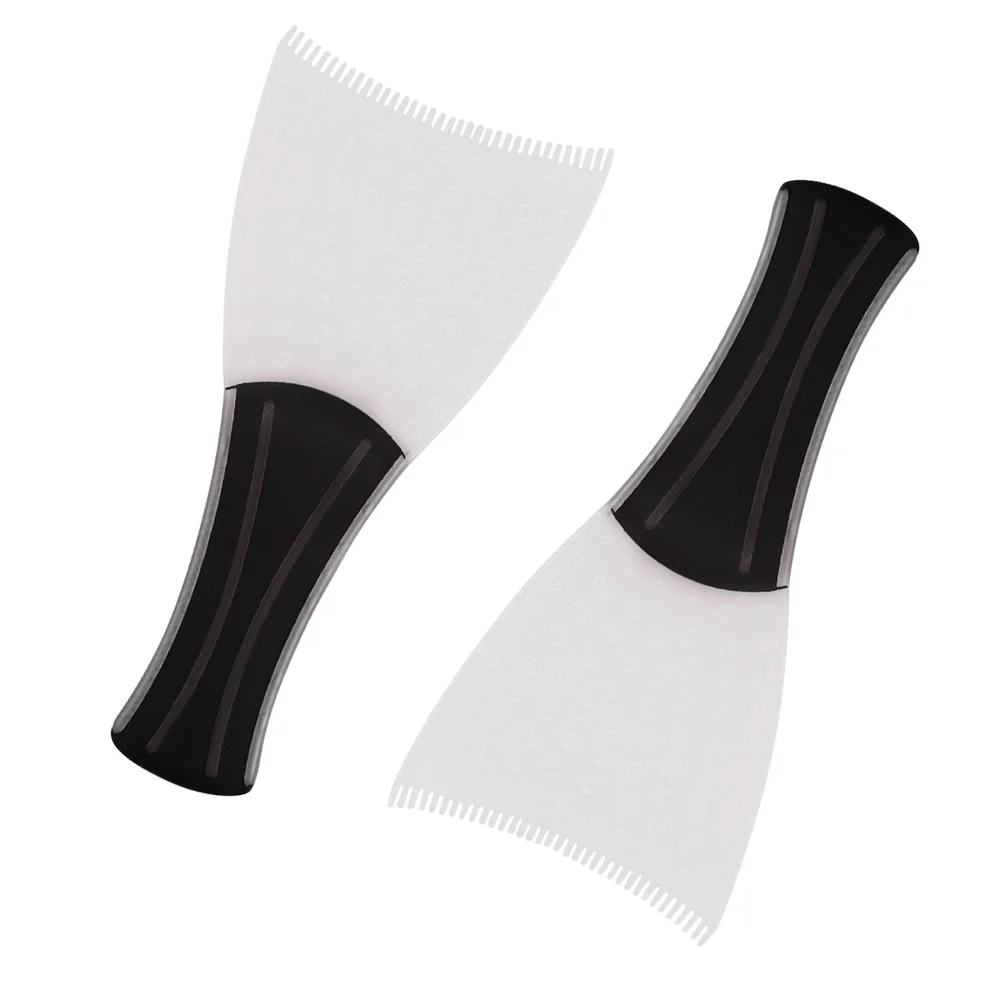 

2pcs Hair Dyeing Boards Salon Manual Tinting Plates Hair Dyeing Plates Coloring Applicator Hair Bleach Tool