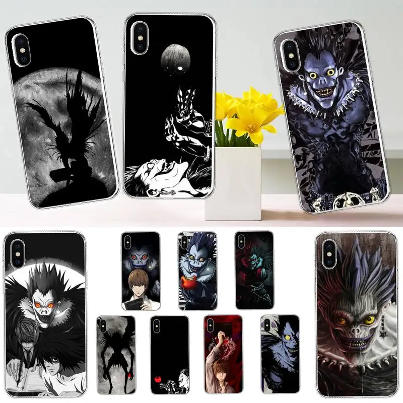 

Ryuk Death Note anime Phone Case Transparent soft For iphone 11 13 12 14 x xs xr pro max mini plus