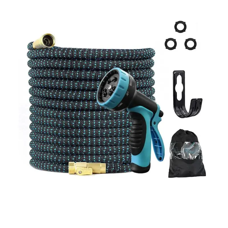 

Expandable Hose Pipe High-Pressure Car Wash Hose Adjustable Spray Flexible Home Garden Watering Hose Cleaning Water Gun