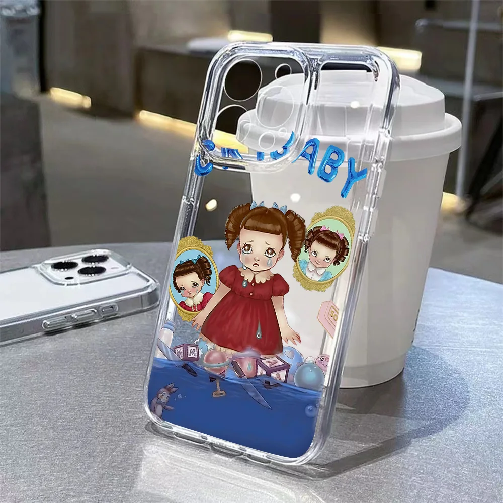 Фото Чехол для телефона с изображением певицы Мелани Мартинес для Infinix Note 30 40 50 Pro 4G 5G, прозрачный чехол №4