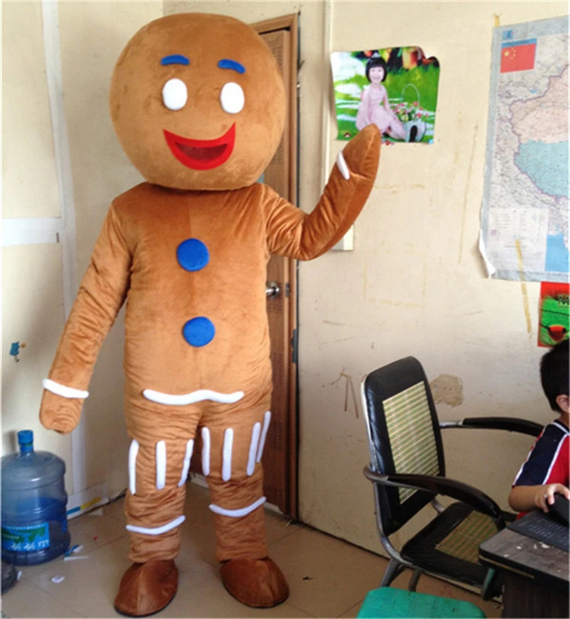 Новый высококачественный рождественский костюм талисмана рыбного хлеба костюмы