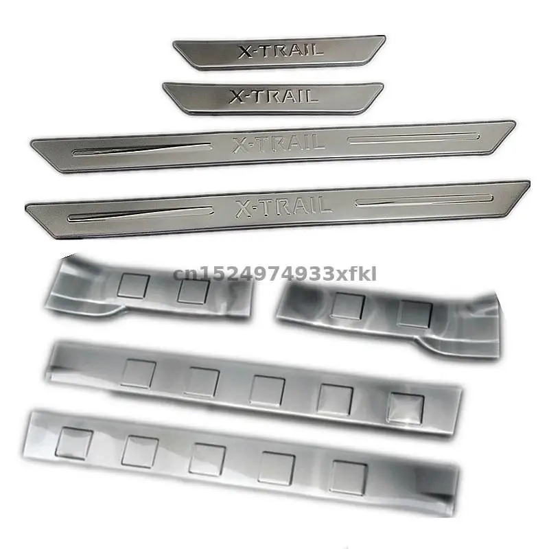

Free shipping stainless steel scuff plate door sill 4pcs/set car accessories For Nissan X-Trail 2008-2013 car accessories