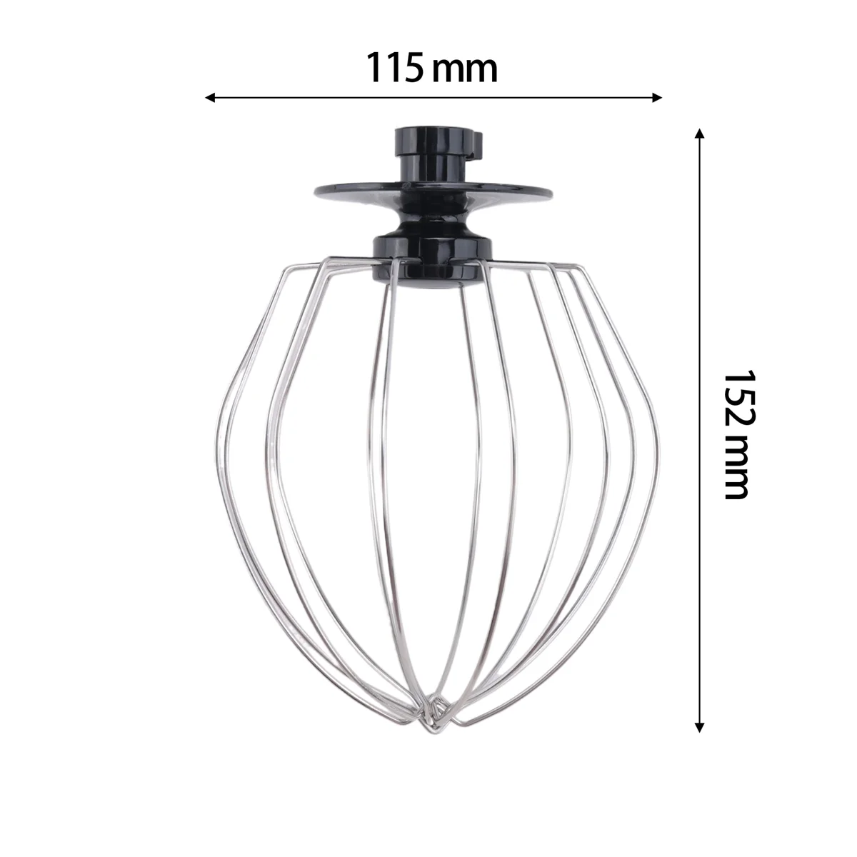 Нержавеющая сталь воздушный шар проволочный миксер насадка для EPRO мука торт