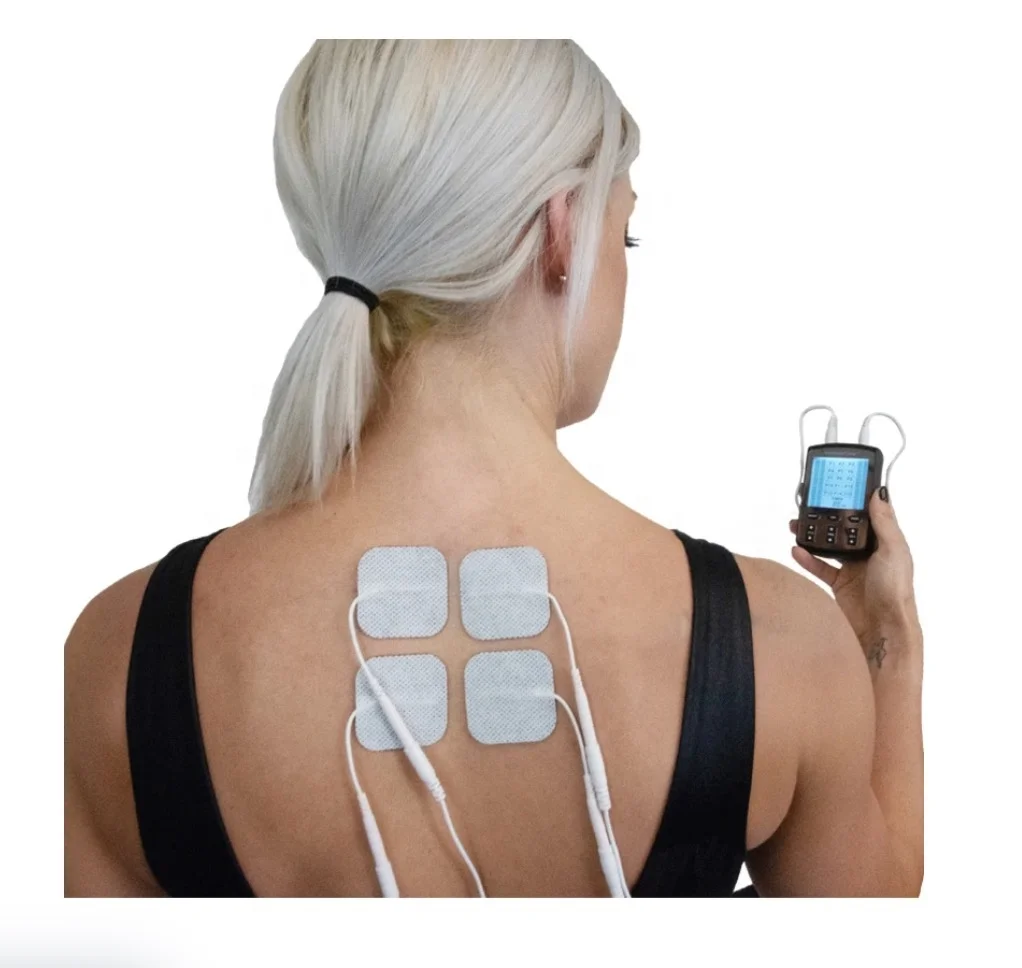 

2021 back pain of other household medical home use tens machine 4 channels ems pulse stimulator muscle massage