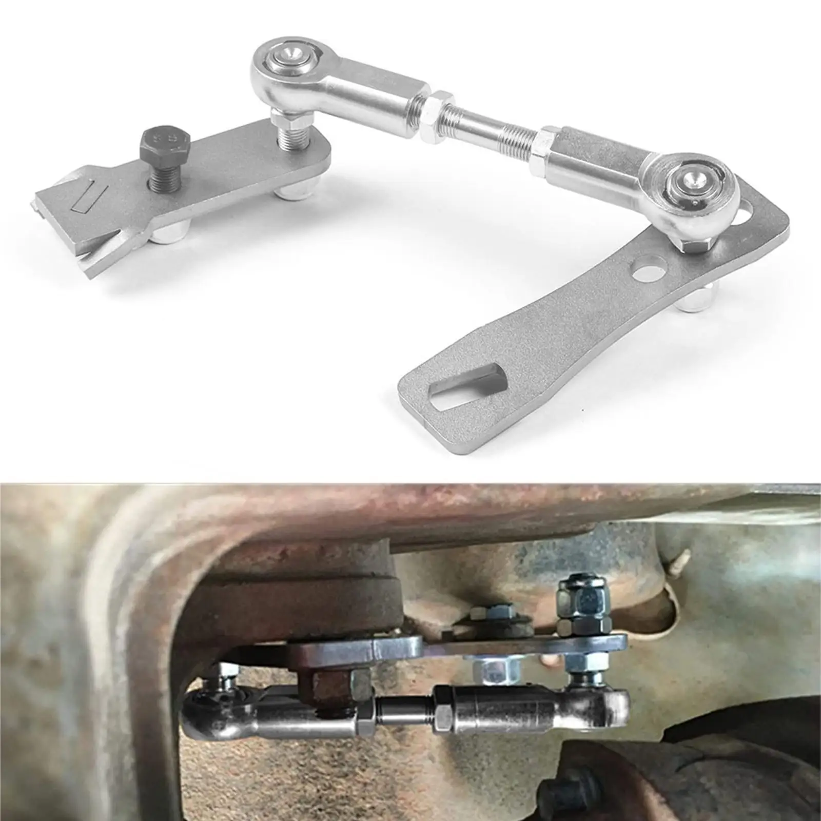 

Stainless transfer Case Linkage Kit, No Drilling, for XJ MJ ,Auto Components, Silver Replacement Parts