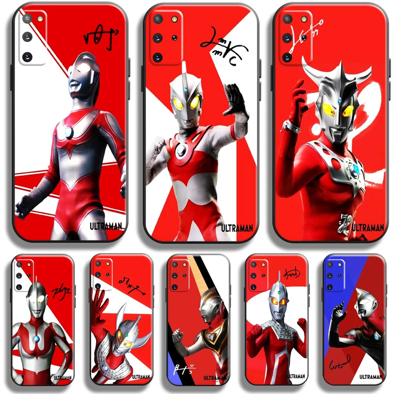 

Ultraman Japan Anime Phone Case For Samsung Galaxy S22 S21 S20 Plus Ultra 5G Case For Samsung S21 S20 FE Silicone Cover