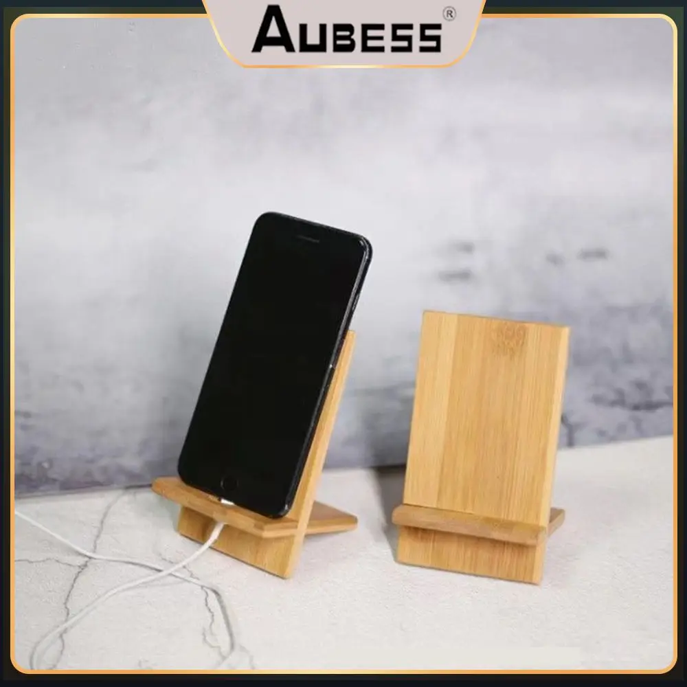 

1 Pcs Mobile Phone Holder Creative Smartphone Mount Wear-resistant High Quality Lazy Support Consumer Electronics Bamboo