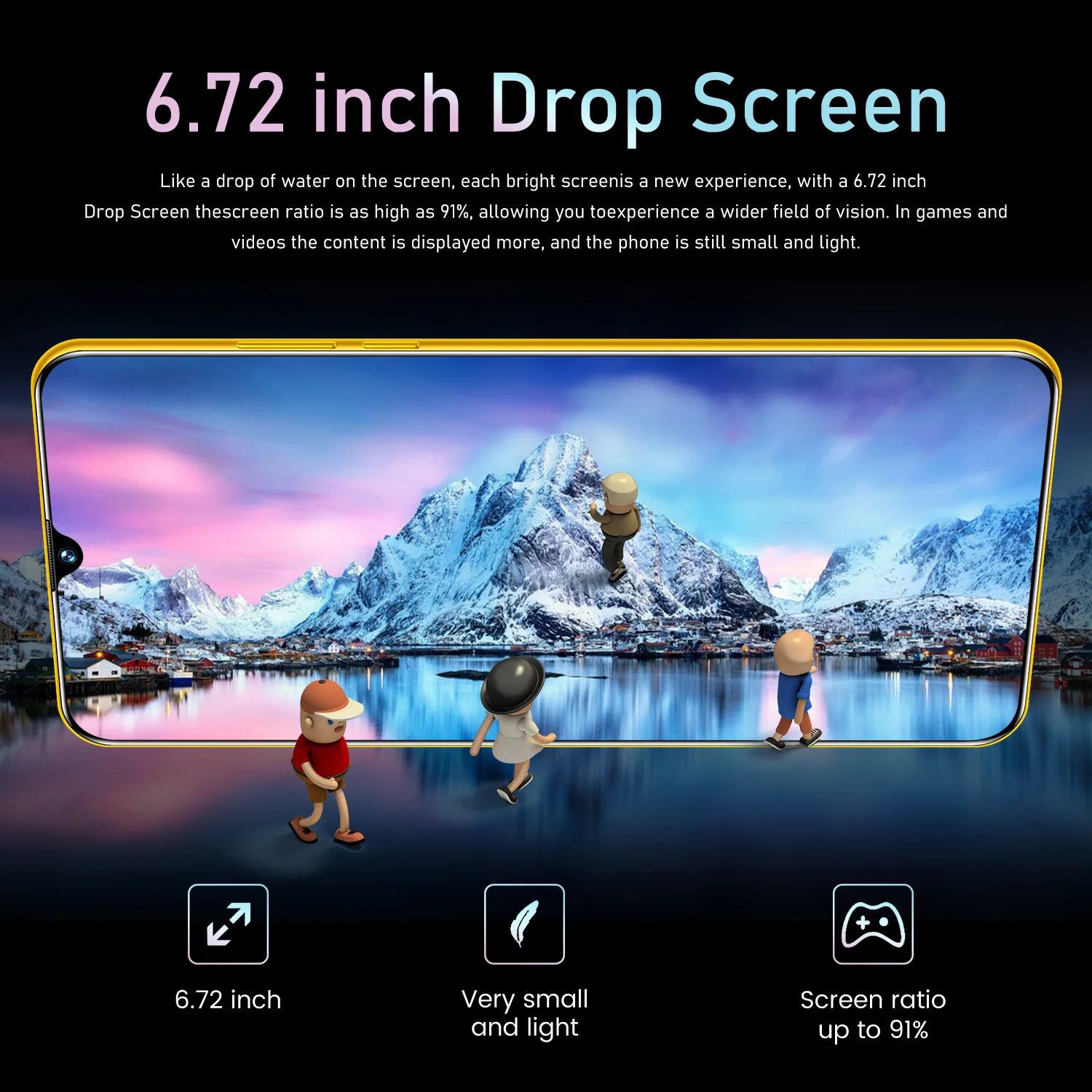 Глобальная версия смартфона Vesion M3Pro 12 Гб RAM 512 ГБ ROM 3G 4G 5G Celulares Desbloqueados Android
