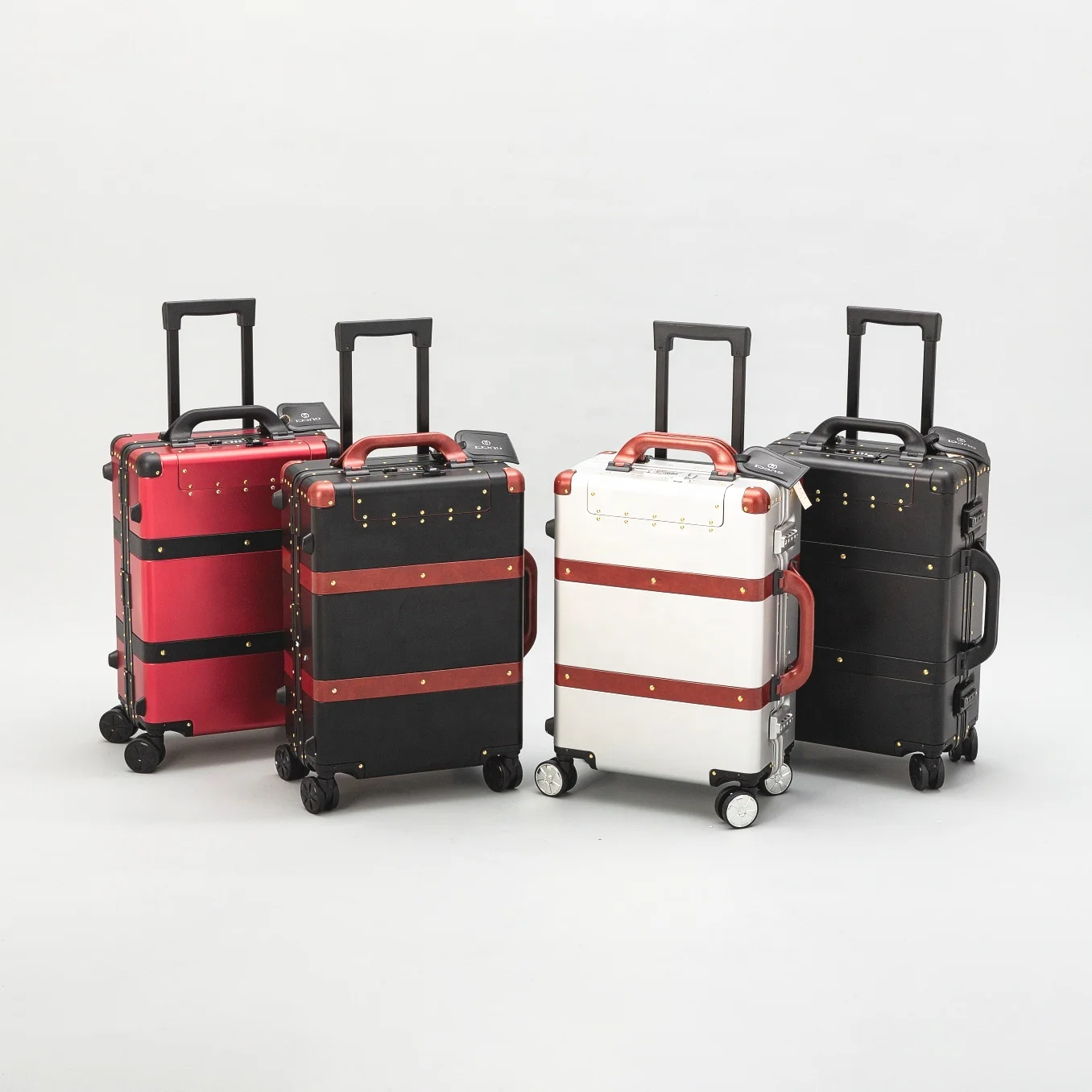 

Luxury GG brand hardside travel suitcase premium carry on luggage for lady