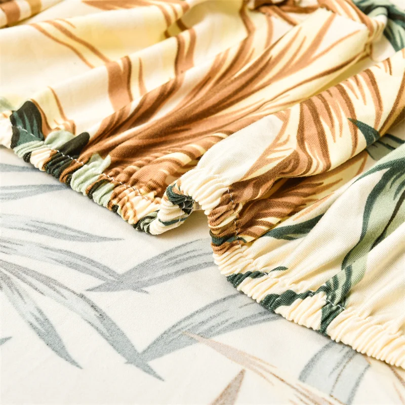 2 шт./комплект чехлы на стулья с цветочным принтом