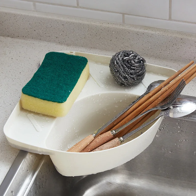 

Kitchen sink drain basket creative hollow plastic storage basket multifunctional sink storage vegetable washing basket