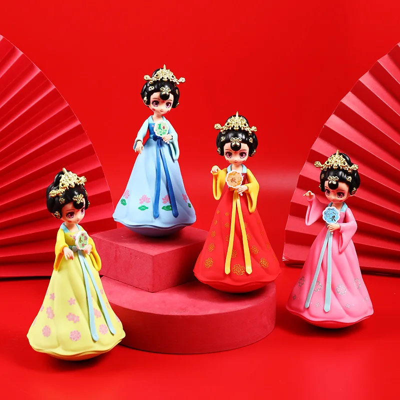 

Datang music tumbler cartoon creative home decoration Xi'an tourist doll small souvenir decorations for home