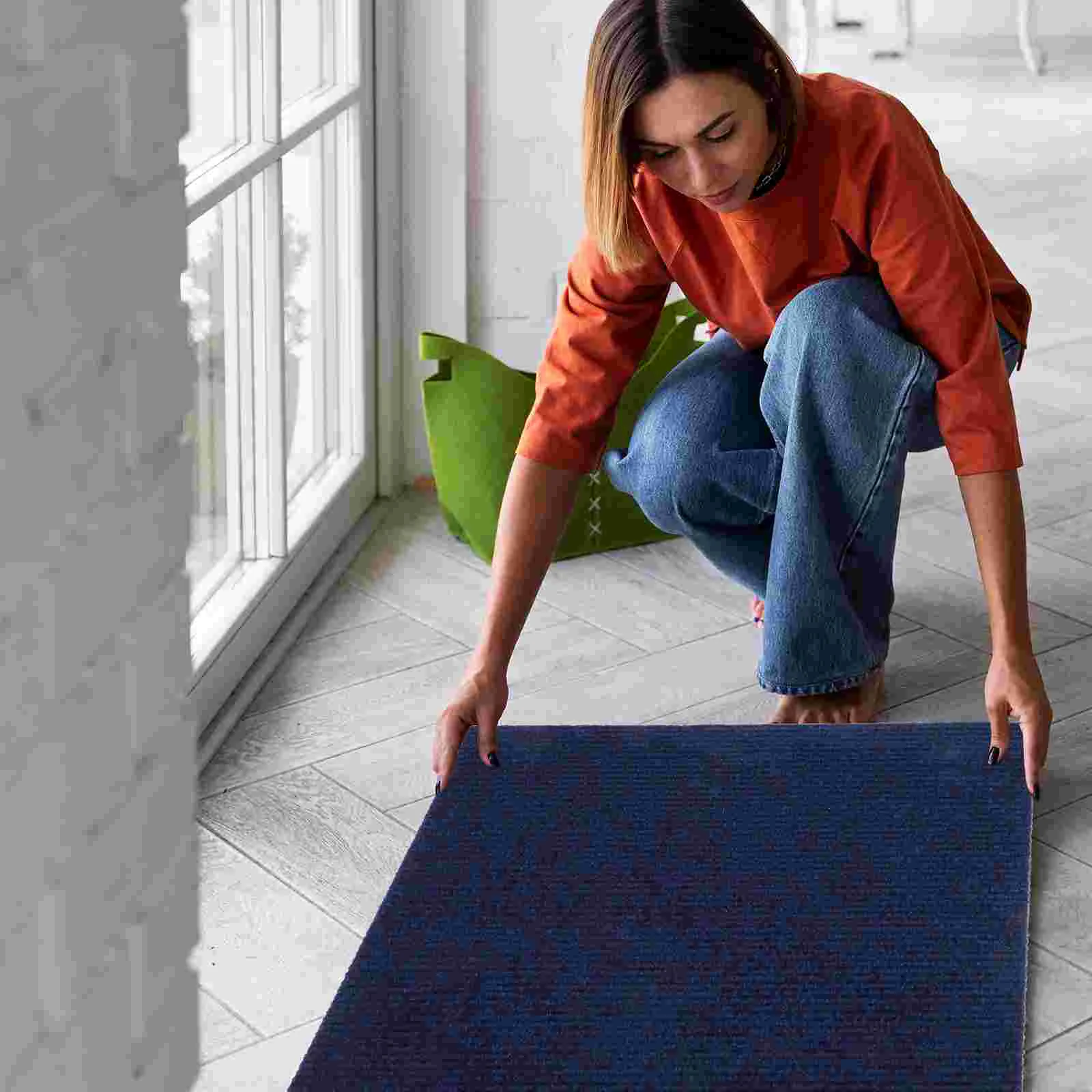 10 шт. наклейки для ковров пол и плитка плавающая съемная нескользящая