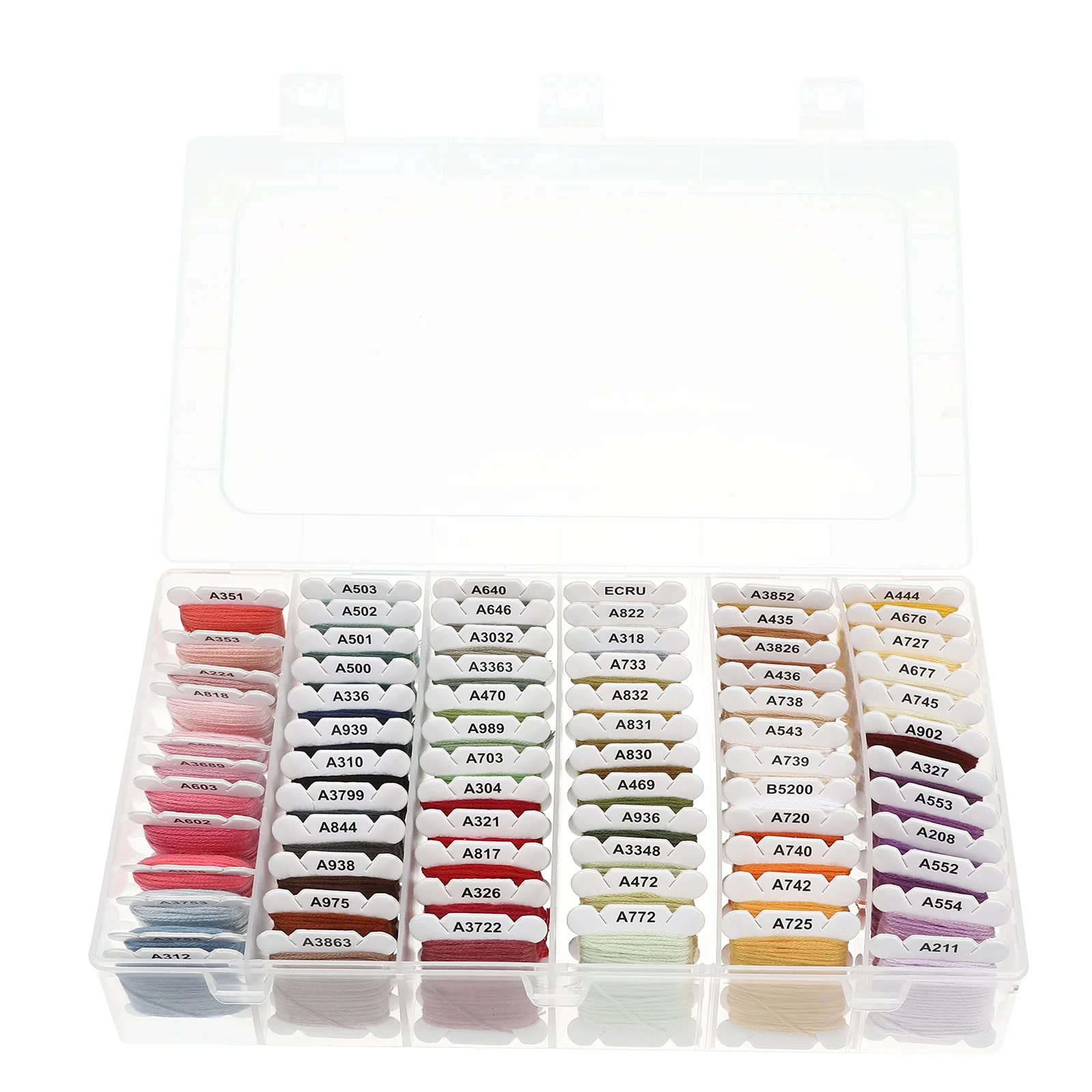 

1 коробка, 72 цвета ниток для вышивальной машины из полиэстера