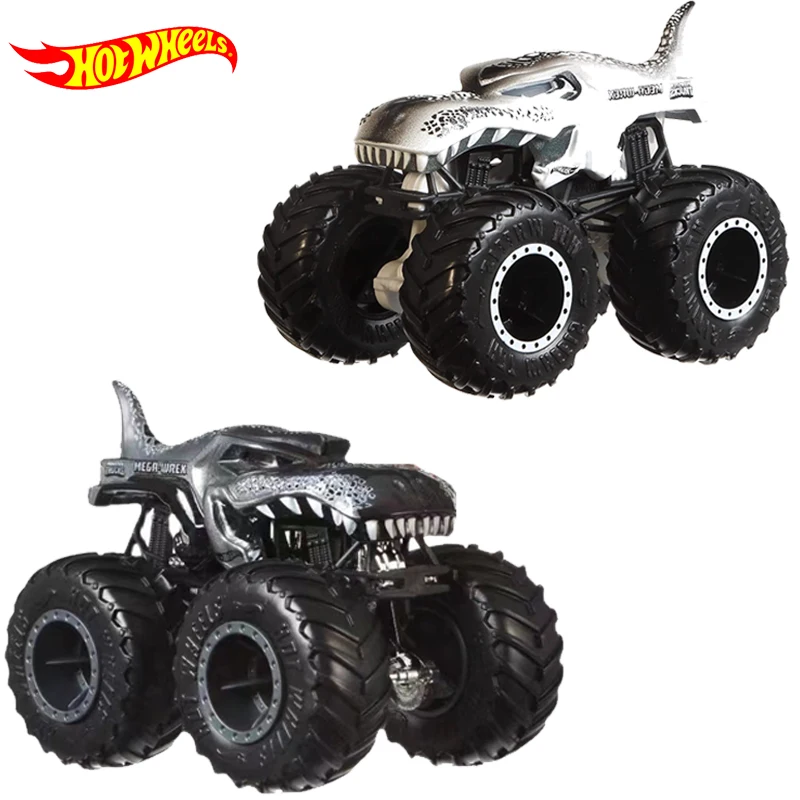 

Original Hot Wheels Monster Trucks Car Diecast 1:64 Voiture Giant Wheels Mega Wrex Super Faster Kids Boys Toys for Children Gift