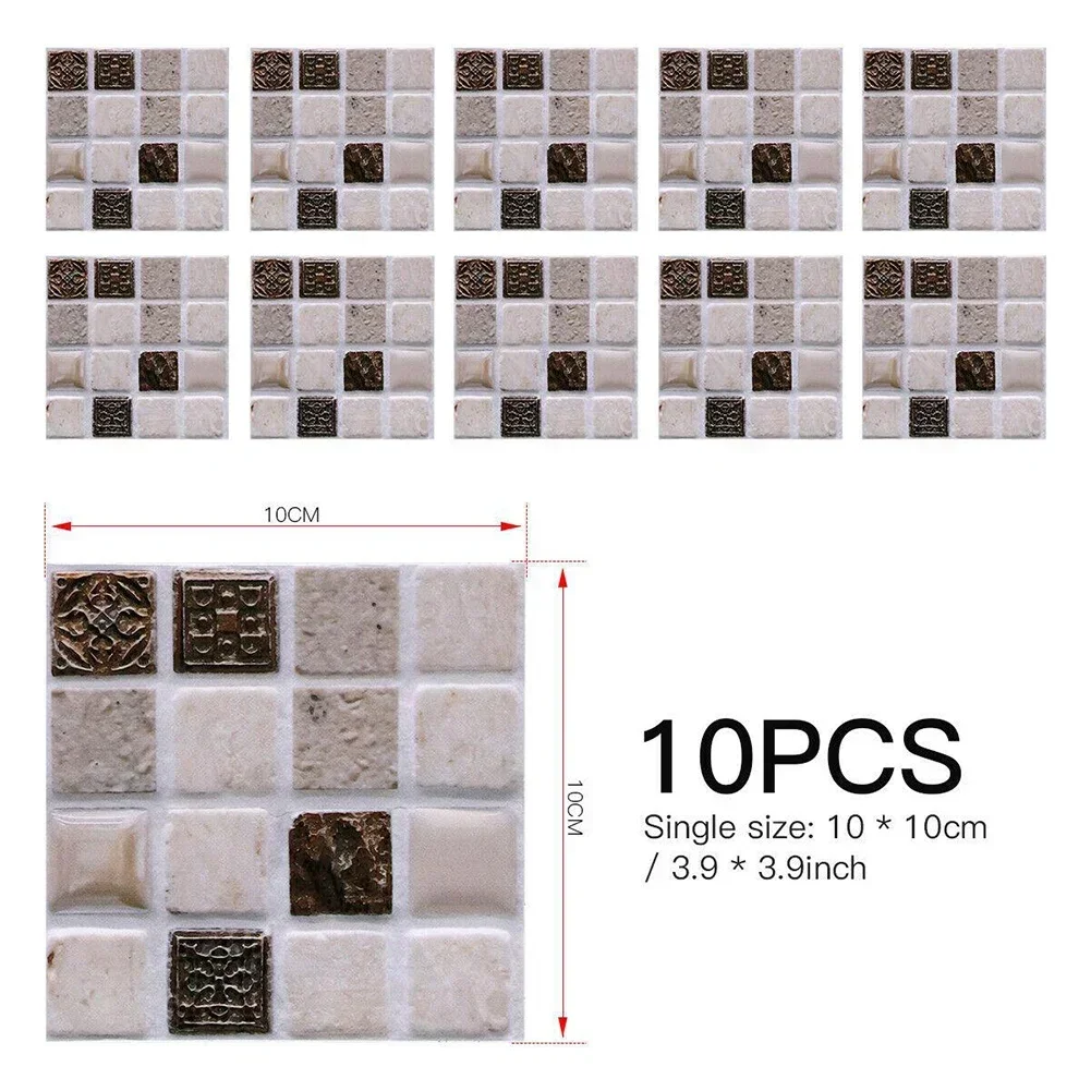 10 шт. декоративные наклейки для плитки ванной