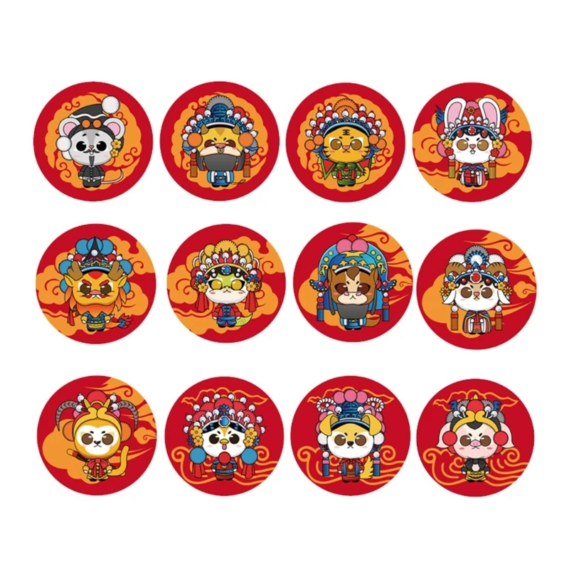 

Cartton Animal Pattern Stickers Potty Training Sticker Zodiac Signs Sticker