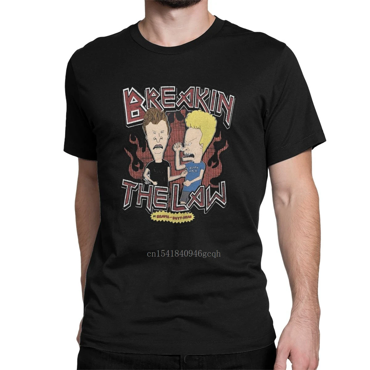 

Men T-Shirts Best Seller Beavis And Butt Head Artwork Fun 100% Cotton Tees Short Sleeve 90s Cartoons T Shirt Clothes Plus Size