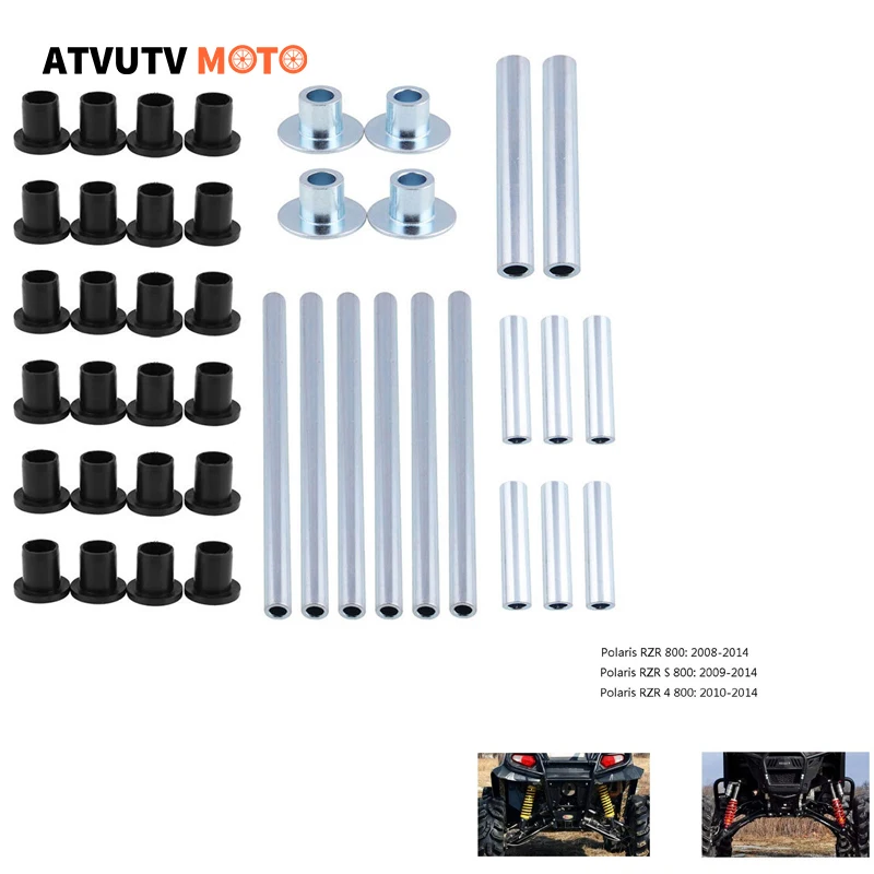 

Motorcycle Arm A-Arm Bushing Protection Kit For ATV UTV Polaris RZR 800 800 S 800 4 2008-2014 2009 2010 2011 2012 2013