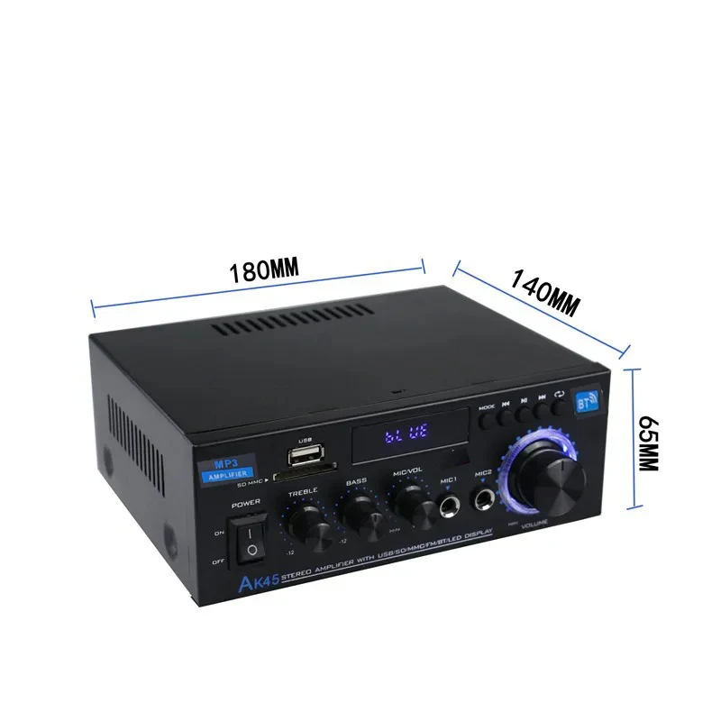 AK45 HiFi Цифровой Bluetooth Аудиоусилитель MP3 2
