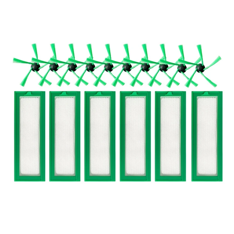 

Сменный комплект для пылесоса Vorwerk Kobold VR200 VR300 запасная боковая щетка вращающаяся щетка Hepa фильтр