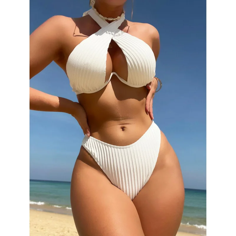 

Bikini 2023 New Swimwear Sexy Bikini Fashion Women's Fission Swimsuit Bikini