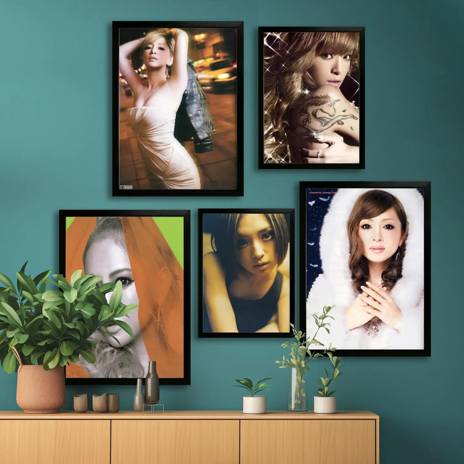 Аюми Хамасаки Холст Художественный постер Настенное искусство Картинный принт