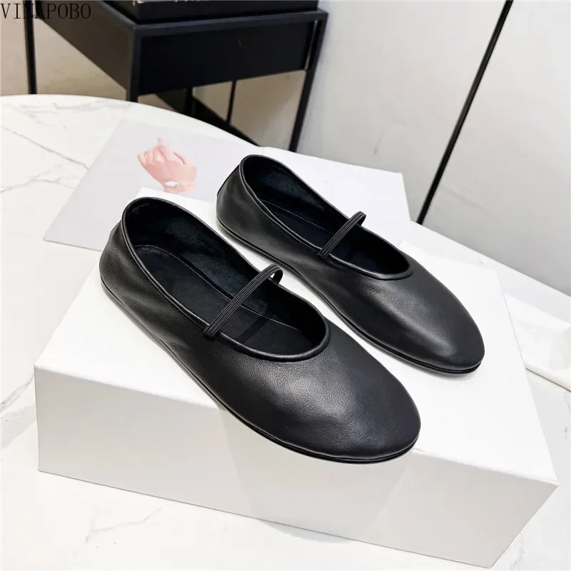 Дизайн на резинке весенне-осенние женские туфли плоской подошве танцевальная