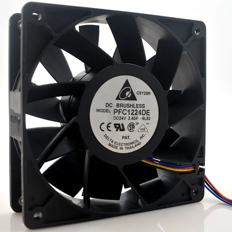 PFC1224DE 24 В 2 40 а 12038 12 см большой воздушный преобразователь охлаждающий вентилятор