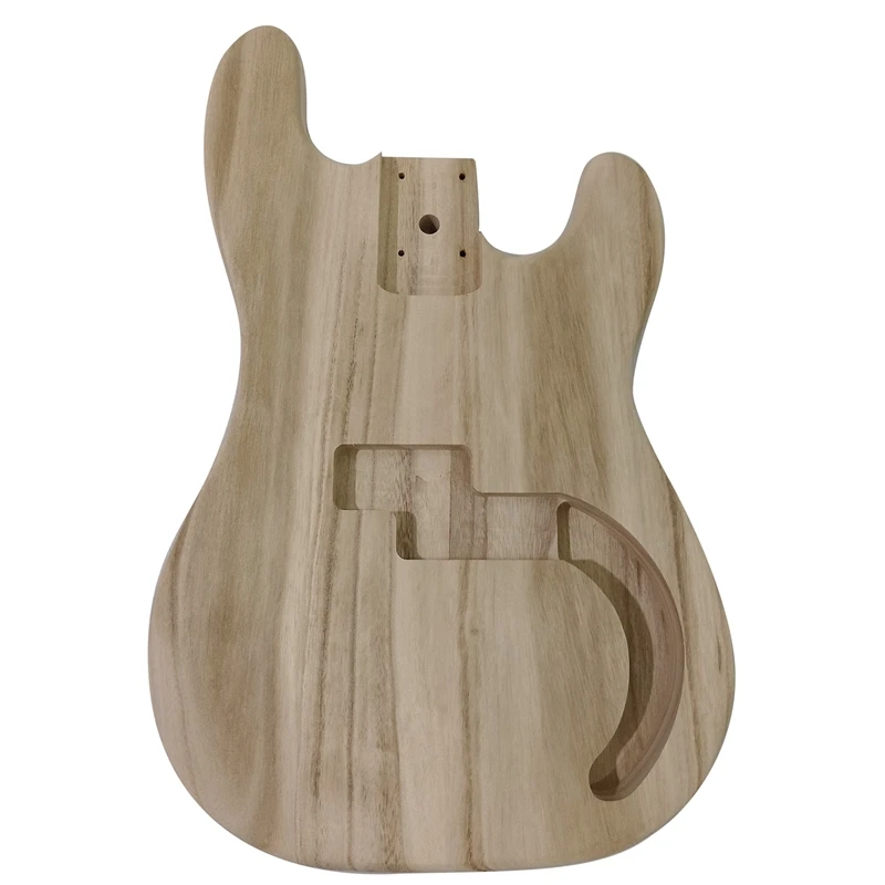 

Bass Body,Unfinished Guitar Body Maple DIY Electric Guitar Parts Pre‑Drilled and Reusable for DIY Craft Lovers