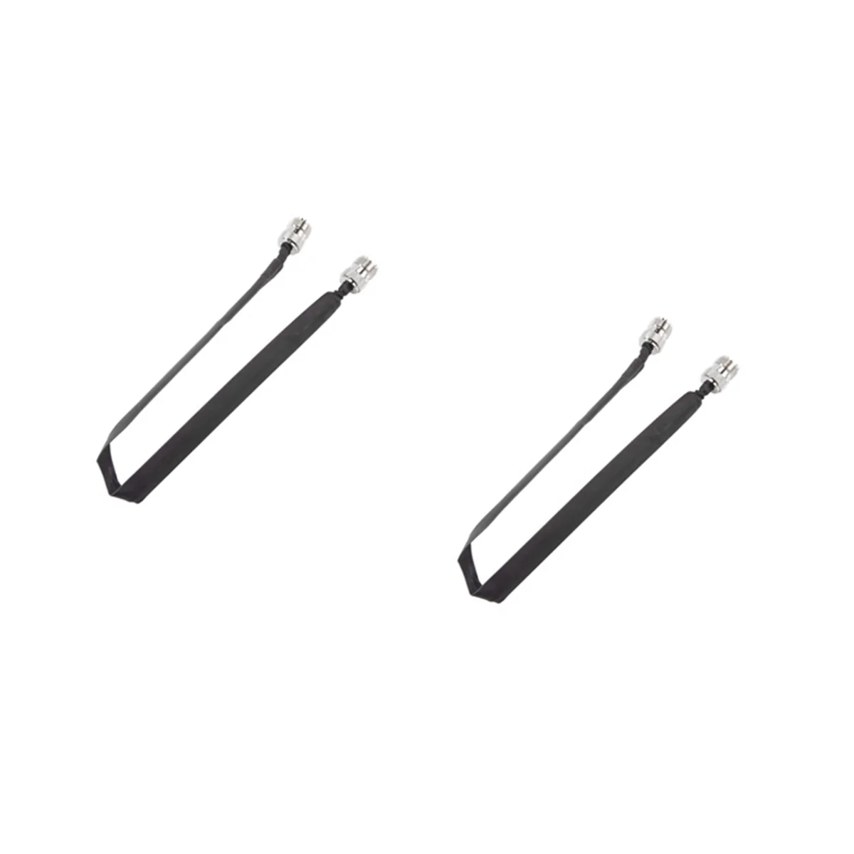 

2Pcs Door/Window Pass Through Flat RF Coaxial Cable SO239 UHF Female To UHF Female 50 Ohm RF Coax Pigtail Extension Cord