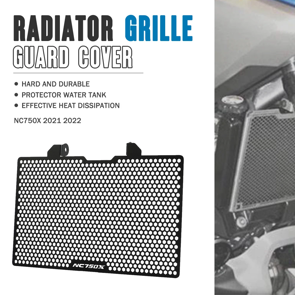 

For HONDA NC750X NC 750X 750 X NC750 X 2021 2022 Accessories Motorcycle CNC Radiator Grille Guard Protector Cover Motor Bike