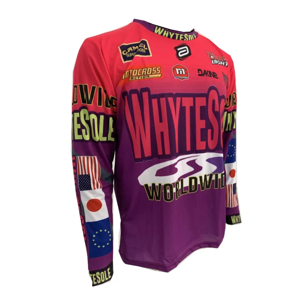 2022 team bicycle moto enduro motocross jersey bmx mtb motorcycle Downhill Jersey Off road vintage dh mx Cycling bike Jersey