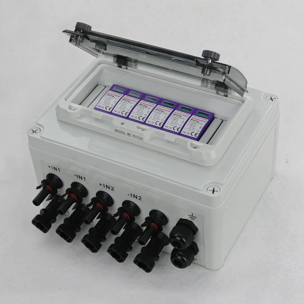 

Factory Surge Protection Adapter Device With Lamp Indicator Wholehouse Power Protective Class C SPD Solar Lightning Arrestor