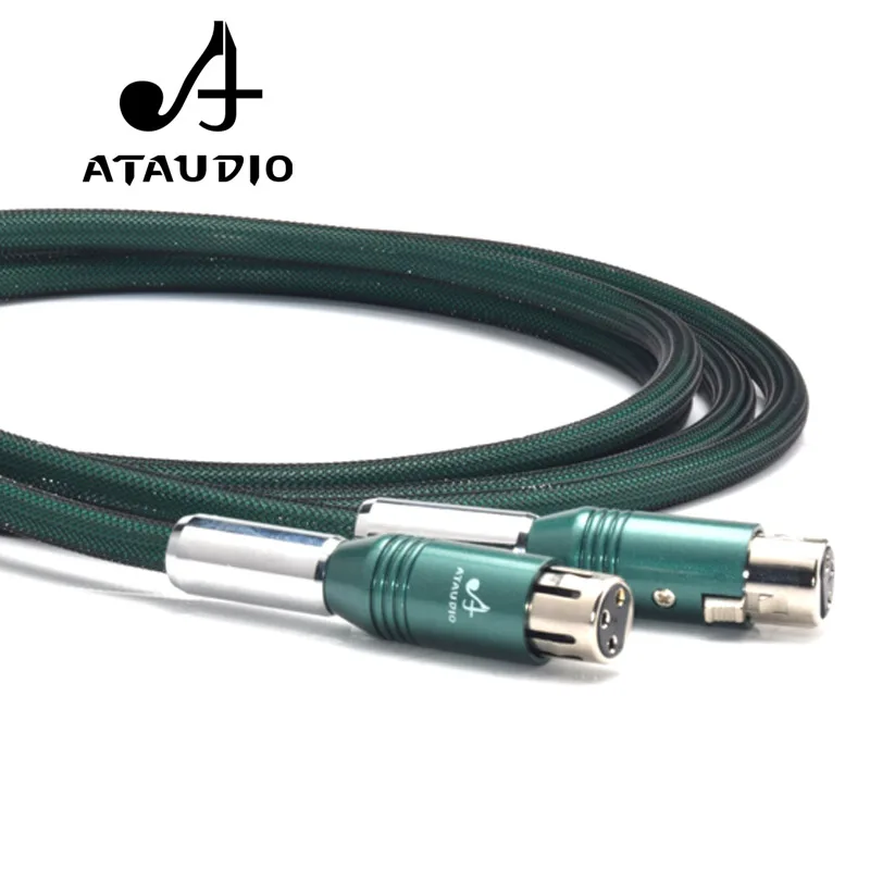 

ATAUDIO Audio Cable Silver-Plated Hifi XLR Cable Hi-end 2 XLR Male to Female