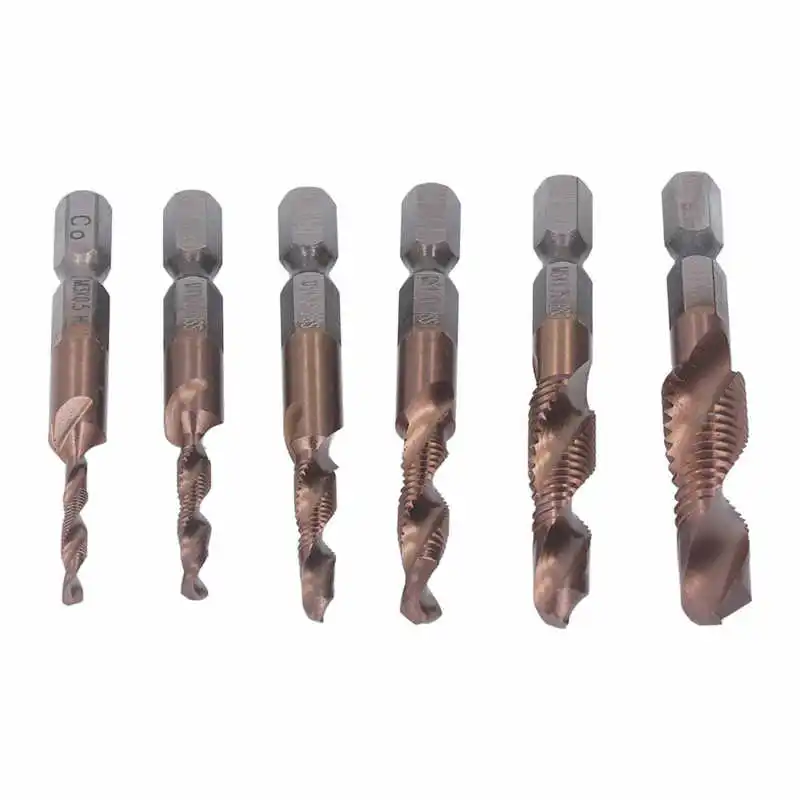 

Tap Bit M3 M4 M5 M6 M8 M10 Hex Shank Tap Drill Bit for Aluminum