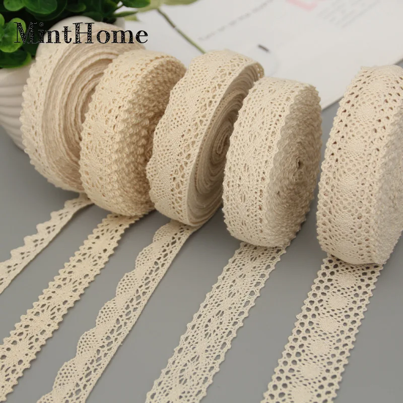 

10-Yard/roll Cotton Lace Sofa Cushion Lace Summer Quilt Cotton Lace Home Textile Clothing Accessory Laces