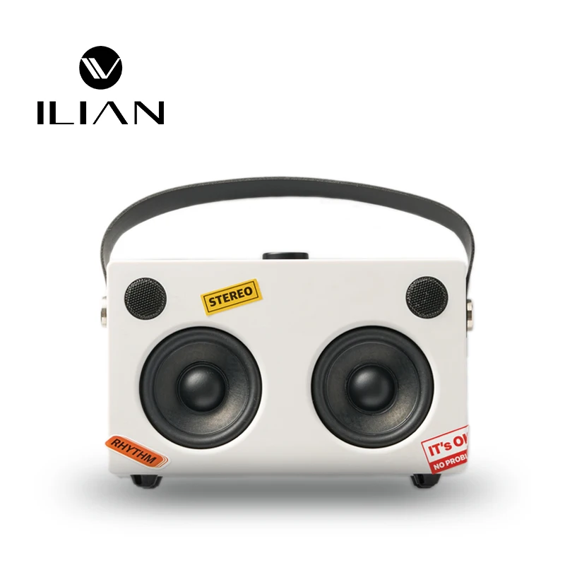 

Портативный динамик ILIAN IS-200, беспроводные Bluetooth колонки DSP с 5,0 Стерео FM/SD/USB/AUX Play