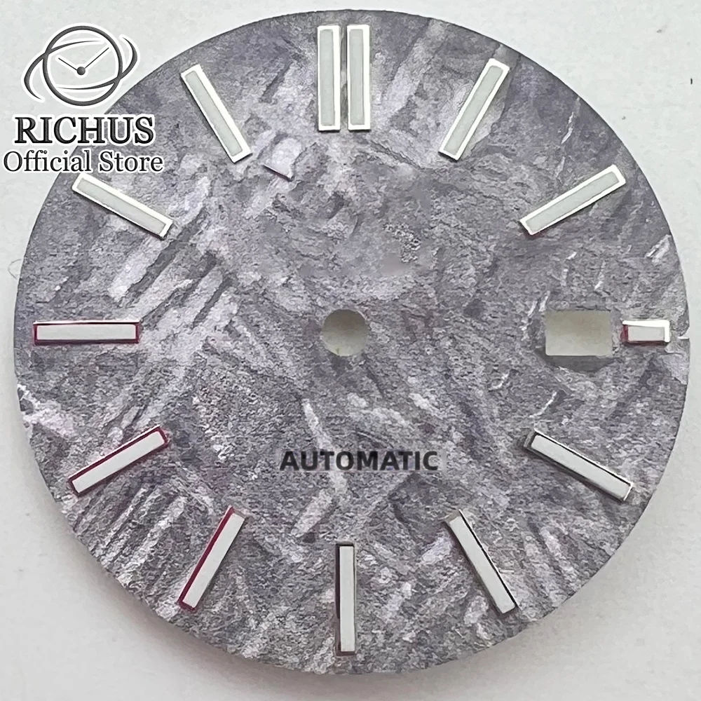 

31mm Gray watch dial luminous fit NH35 ETA2824 2836 Miyota 8205 8215 821A Mingzhu DG2813 3804 Seagull ST1612 PT5000 movemen