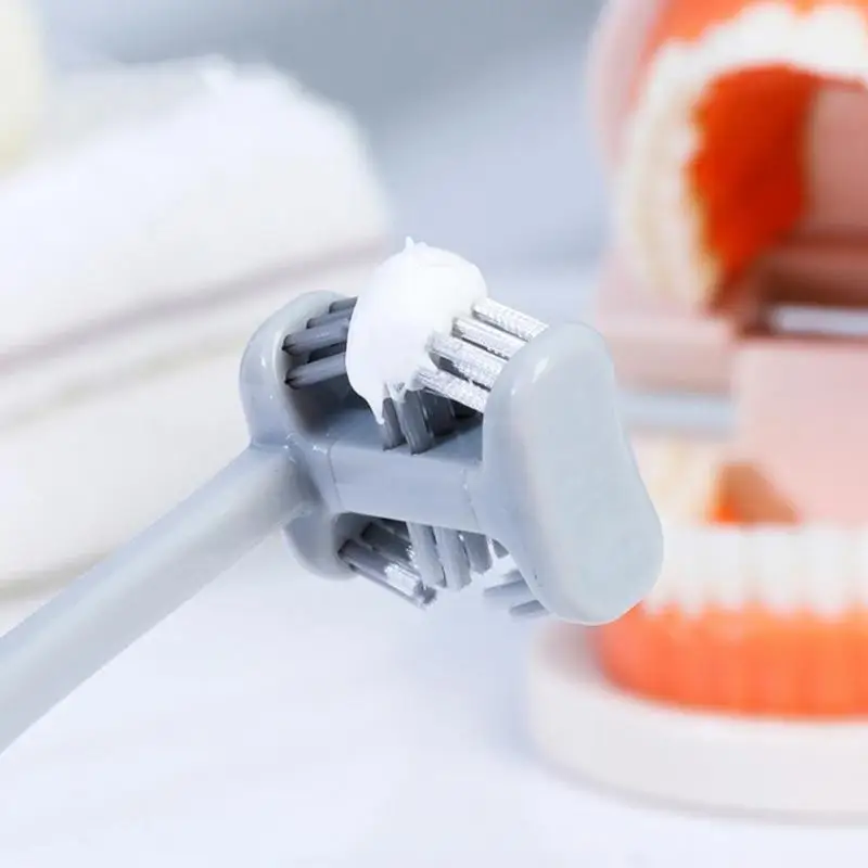 

New Concept Six-sided Tooth Guard Toothbrush Soft Hair Creative Manual Strong Cleaning Toothbrush Bamboo Charcoal Tooth Guard