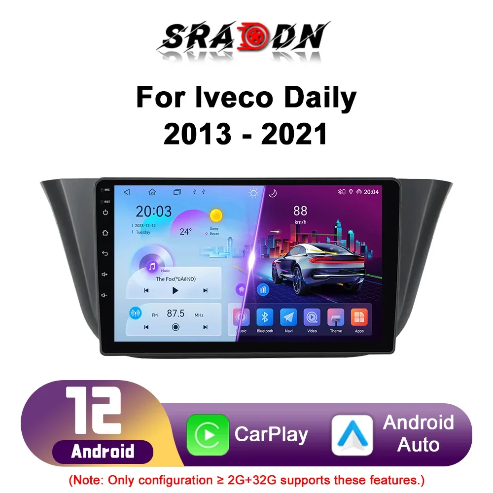 Для Iveco Daily 2013 2014 2015 2016 2017 2018 2019 2020 2021 Android Car Radio Intelligent Carmotive Multimedia Video Player GPS Navigation