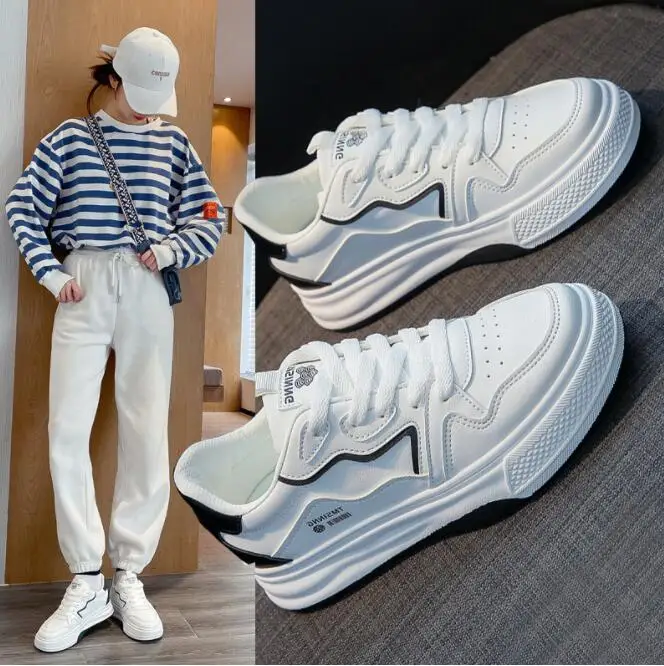 

2022 New sneakers women casual Shoes Women tenis feminino Lace Up breathable ladies Shoes woman Outdoor Walking zapatos mujer