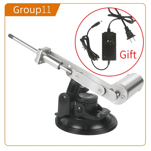 Новый миниатюрный Телескопический линейный привод 3в-24в с регулируемой скоростью и двигателем с возвратно-поступательным механизмом 3 xlr с алюминиевой пластиной в виде стакана кока-колы