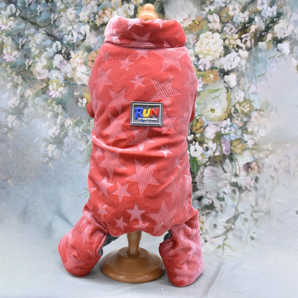 Зимняя водонепроницаемая одежда для собак утепленный теплый комбинезон