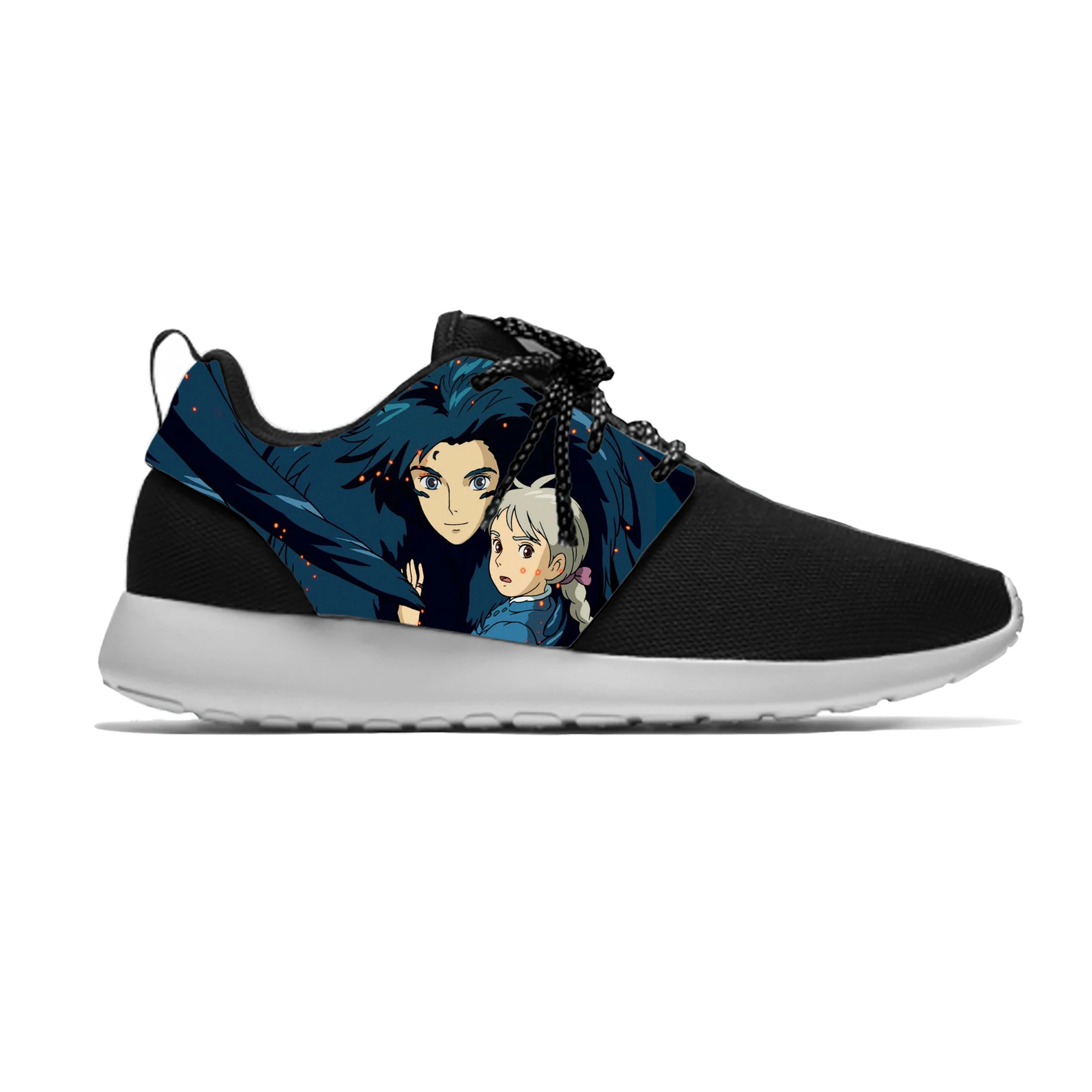 

Japanese Anime Manga Cartoon Howl'S Moving Castle Sport Running Shoes Casual Breathable Lightweight 3D Print Men Women Sneakers