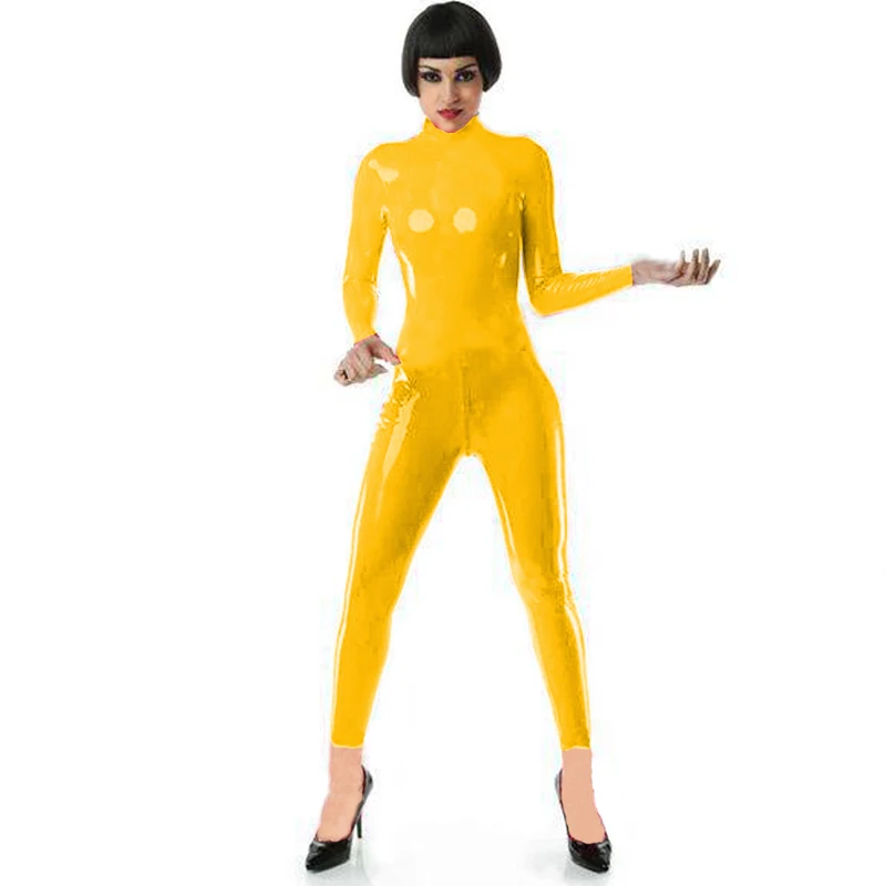 Женский облегающий Костюм Кошки на молнии с открытой промежностью полный боди