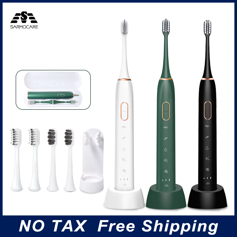 

Sonic Toothbrush Electric Electr Toothbrush Ultrasonic tooth brush adult electrical portable rechargeable teethbrush for adults