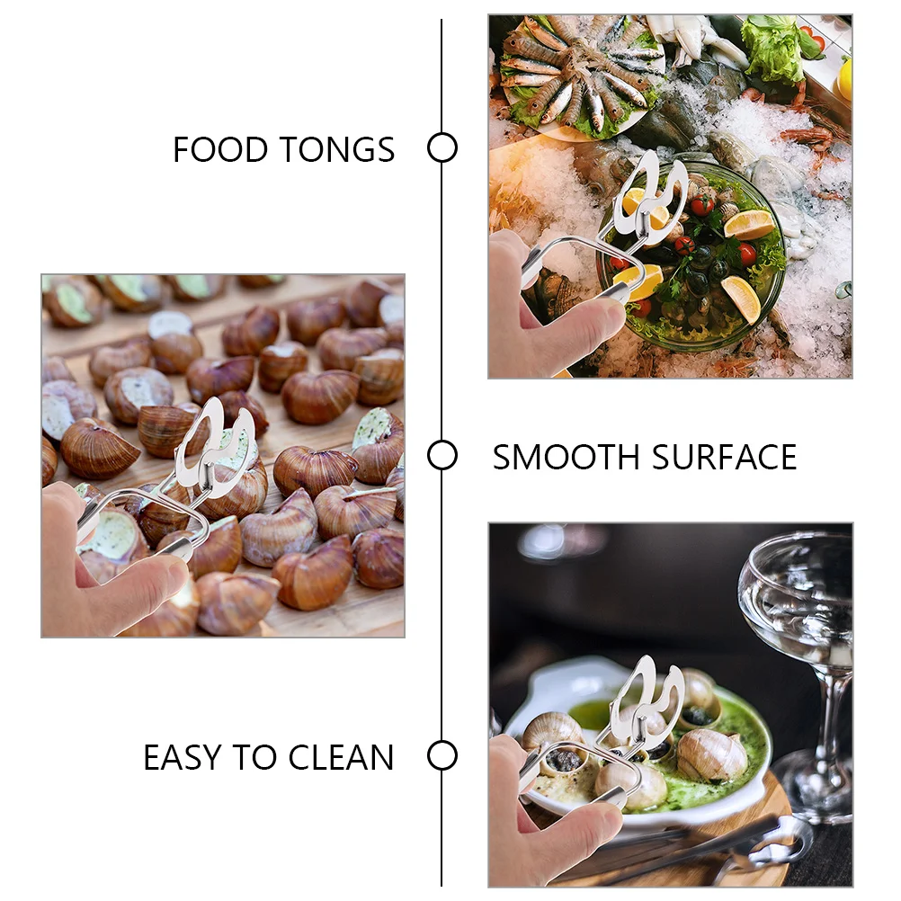 Щипцы из нержавеющей стали щипцы для морепродуктов с защитой от ожогов зажимы