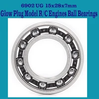 6902ug rc engine bearing 15x28x7mm abec 3 1 pc 6902 ug glow plug model rc engines ball bearings
